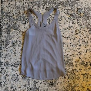 Express dressy tank chiffon with back zipper